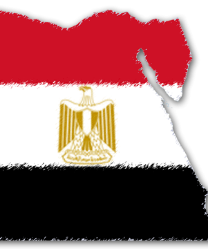 Egypt Map Flag
